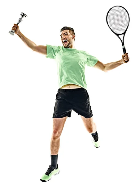 Tennista uomo isolato — Foto Stock