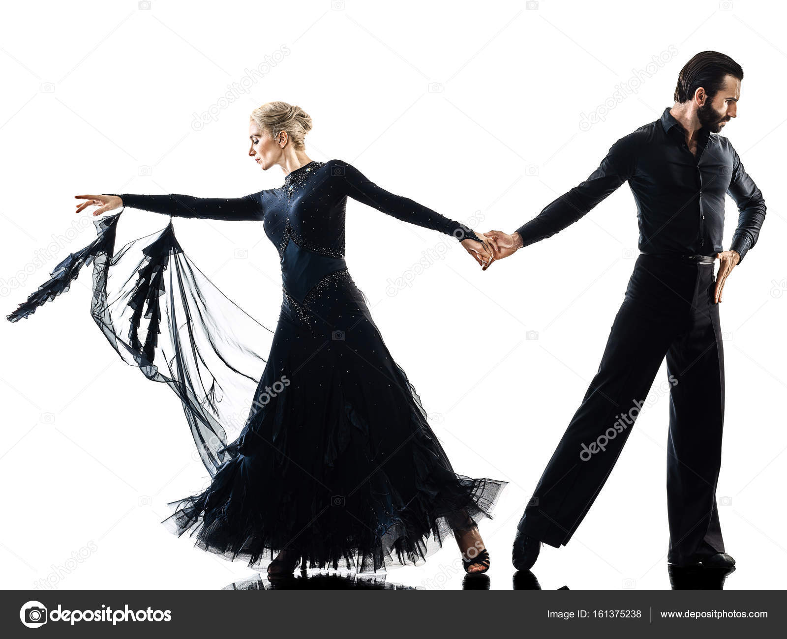 Man Woman Couple Ballroom Tango Salsa Dancer Dancing