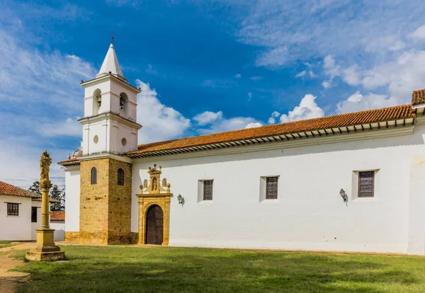 Church Villa de Leyva Boyaca Colombia Φωτογραφία Αρχείου