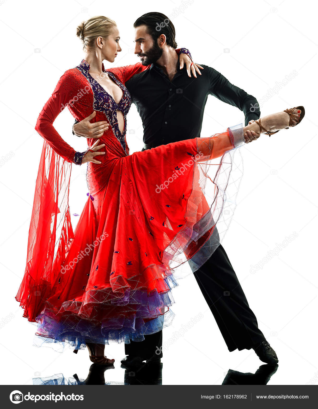 Man Woman Couple Ballroom Tango Salsa Dancer Dancing