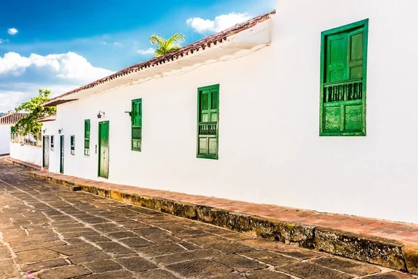 Strade colorate Barichara Santander Colombia — Foto Stock