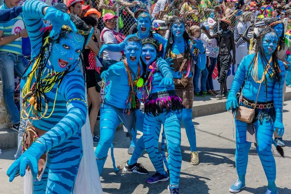 Festiwal karnawał parada Barranquilla Atlantico Kolumbia — Zdjęcie stockowe