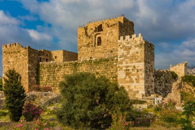 The Crusader Castle Byblos Jbeil Lebanon clipart