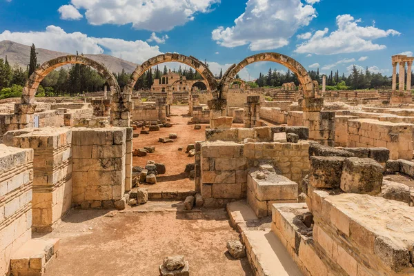 Ruinas de los omeyas Aanjar Beeka Líbano —  Fotos de Stock