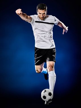 Futbolcu adam izole
