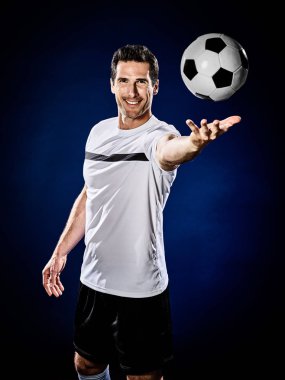 Futbolcu adam izole