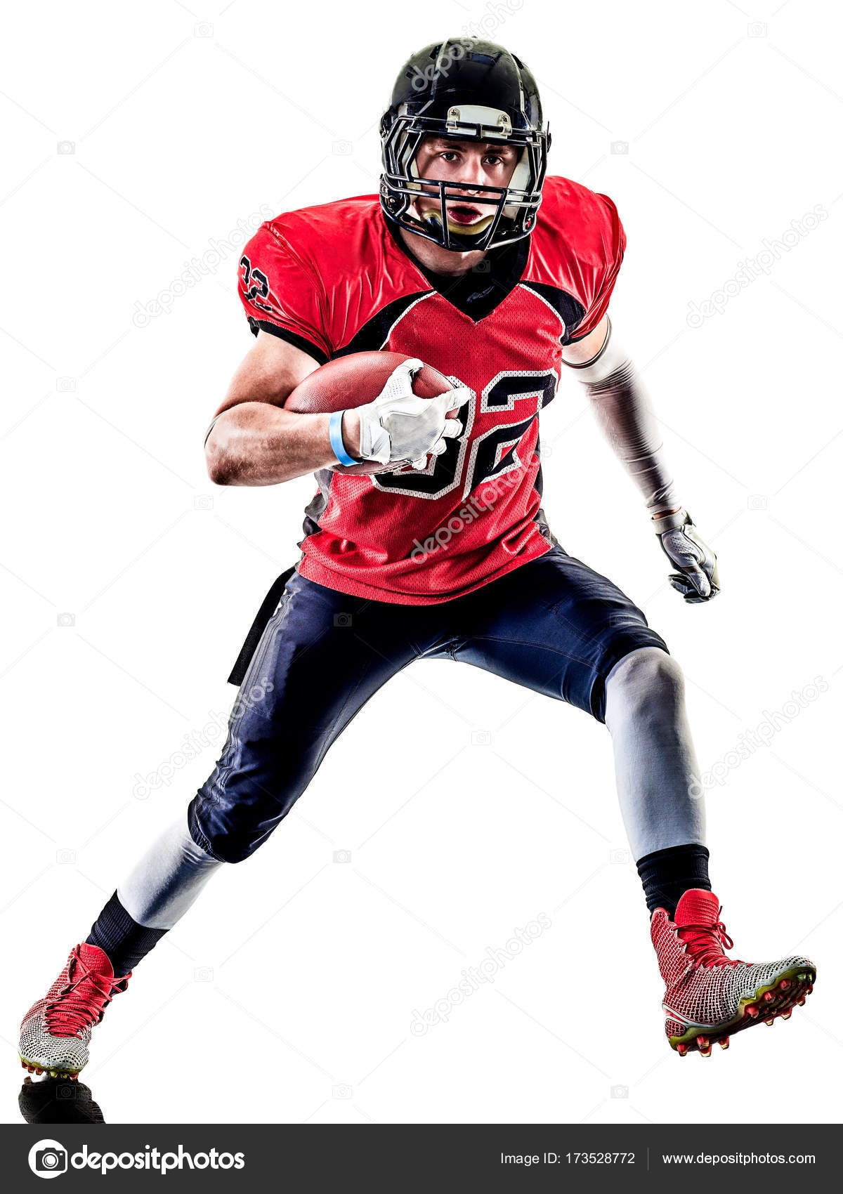 American Football Player Stock Photo - Download Image Now - American  Football - Sport, American Football Player, American Football - Ball -  iStock