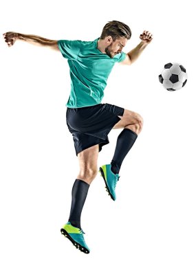 Futbolcu adam izole