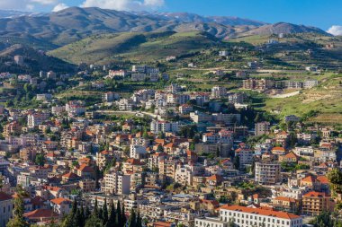 ZAHLE manzarası cityscape Beeka Lübnan