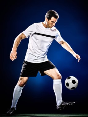 Futbolcu adam izole