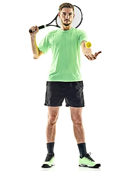 Tennis spelare man isolerade — Stockfoto