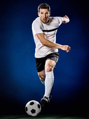 Futbolcu adam izole