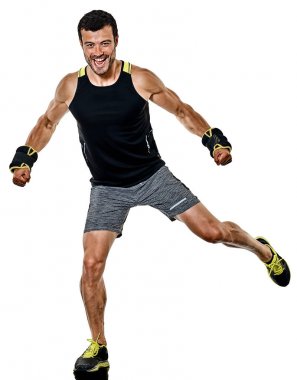 fitness adam kardiyo boks egzersizleri izole
