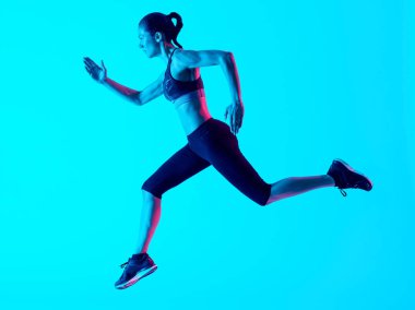 izole çalışan kadın runner 