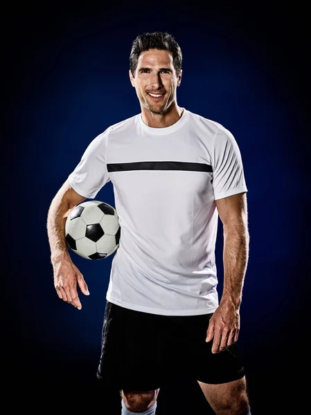 Soccer player man isolated — Stock Photo, Image