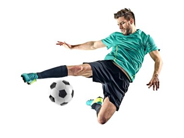 Futbolcu adam izole