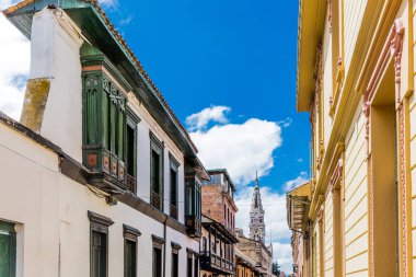 La Candelaria Renkli Sokaklar Bogota Kolombiya
