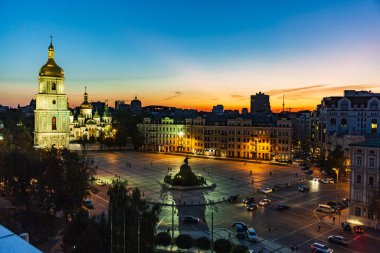 Aziz Sophia Katedrali Sofiivska Meydanı Kiev Ukrayna