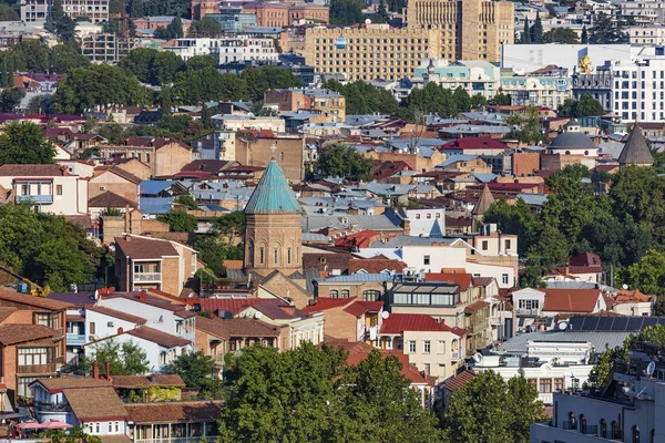 Paysage urbain de Tbilissi horizon Géorgie Europe point de repère — Photo