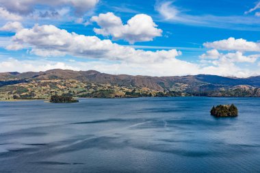 Laguna de Tota Gölü Boyaca Kolombiya