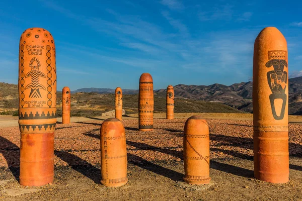 Uteplats De Brujas Raquira Boyaca Colombia — Stockfoto