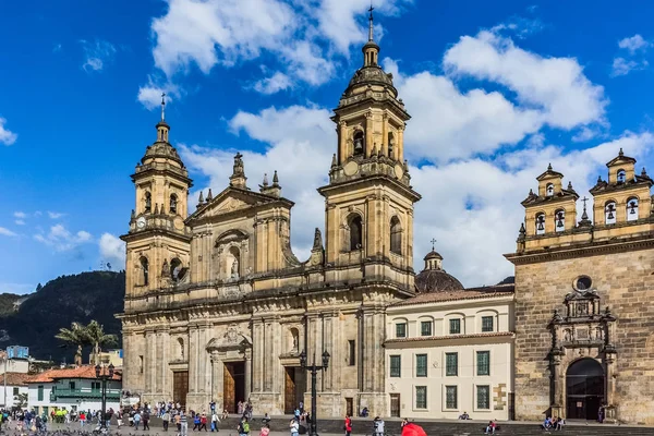 Bolivar Plaza La Candelaria Bogota Kolombiya — Stok fotoğraf