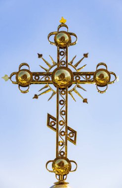 orthodox religious cross Kiev Ukraine Europe