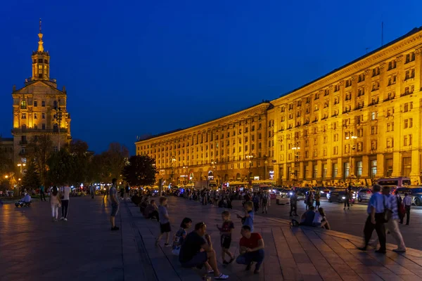 Maidan square Kiev Ukraine Landmark — Stock Photo, Image