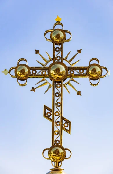 Orthodoxes religiöses kreuz kiev ukraine europa — Stockfoto