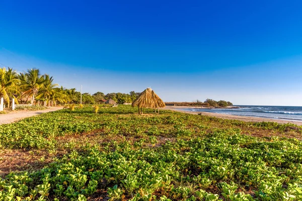 Пляж Апосентильо Чинандега Никарагуа — стоковое фото