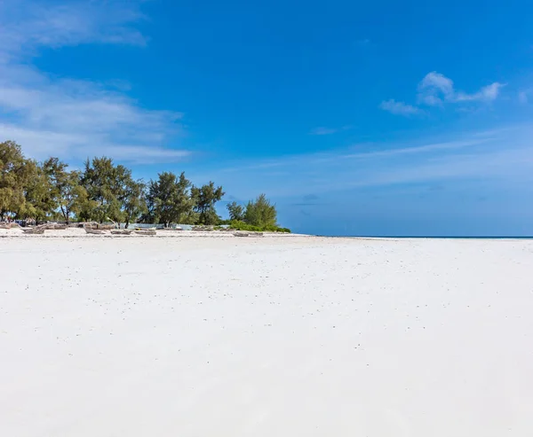 Muyuni white sand beach Unguja Zanzibar Island Tanzania East Africa — Stock Photo, Image