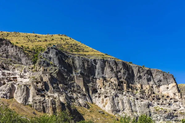 Grottenklooster Vardzia Samtskhe Tenerikheti Georgië Europa oriëntatiepunt — Stockfoto