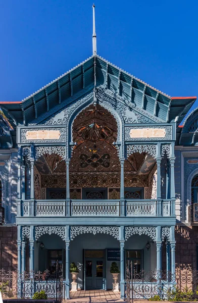 Blue Palace Firuza Borjomi Samtskhe Javakheti Georgia Europe landmark — Stock Photo, Image