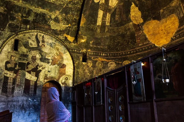 Mosteiro caverna Vardzia Samtskhe Javakheti Geórgia Europa marco — Fotografia de Stock