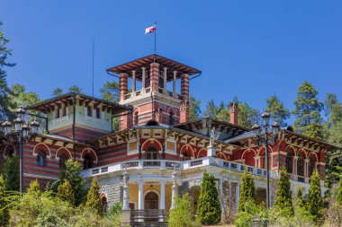 Romanov yazlık sarayı Borjomi Samtskhe Javakheti Gürcistan 'ın dönüm noktası