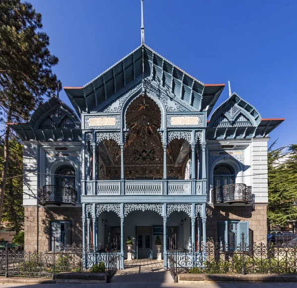 Blue Palace Firuza Borjomi Samtskhe Javakheti Georgia Europe landmark — Stock Photo, Image