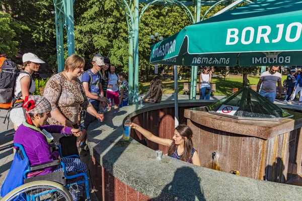 Tourist Borjomi Samtskhe Javakheti Georgia Europe landmark — ストック写真