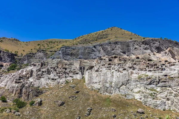 Vihara gua Vardzia Samtskhe Javakheti Georgia Europe landmark — Stok Foto