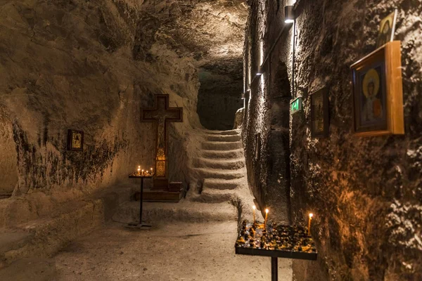 Monasterio cueva Vardzia Samtskhe Javakheti Georgia Europa hito —  Fotos de Stock