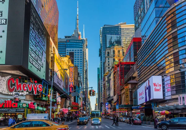 Broadway Theater District Manhattan Bezienswaardigheden New York City Verenigde Staten — Stockfoto