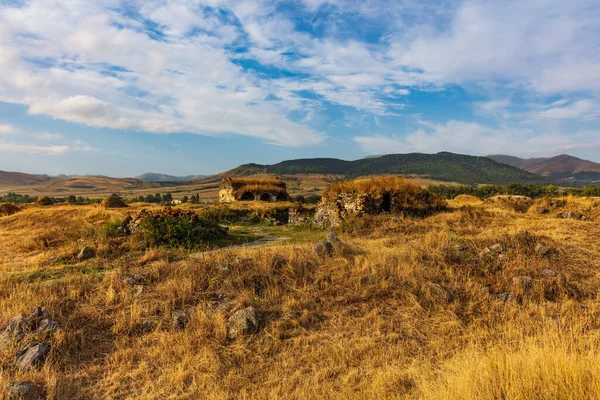 Lori Berd canyon panorama landschap Stepanavan Lorri Armenië oriëntatiepunt — Stockfoto