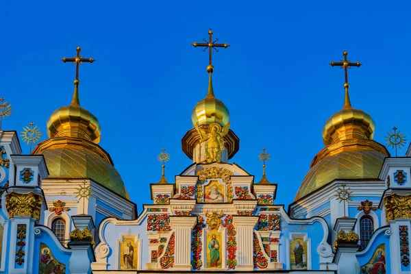 St. Michaels Golden Domed Monasterio Kiev Ucrania Monumento — Foto de Stock