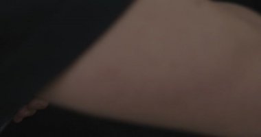 Hokey, Player'da Rüzgar Hokey sopası gri yalıtım bandı, siyah arka plan