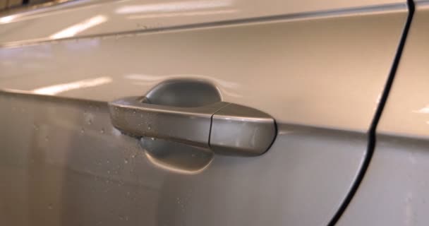 Auto Water Rags Lucht Drogen — Stockvideo