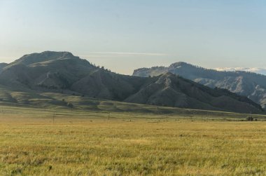 güneşli yaz peyzaj
