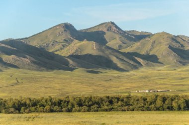 güneşli yaz peyzaj