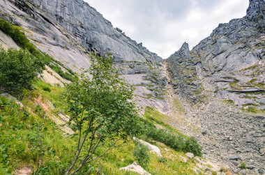 Gün ışığı manzara, dağlar ve kayalar