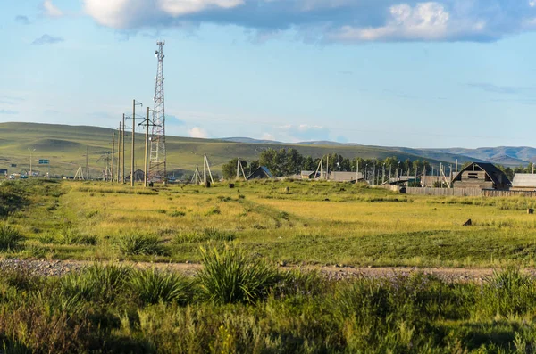 güneşli yaz peyzaj