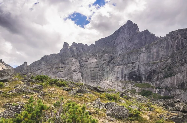 Daylight landscape, view on mountains and rocks