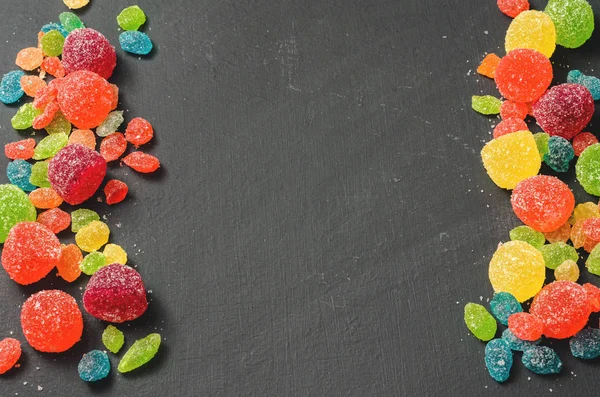 parlak renkli şeker